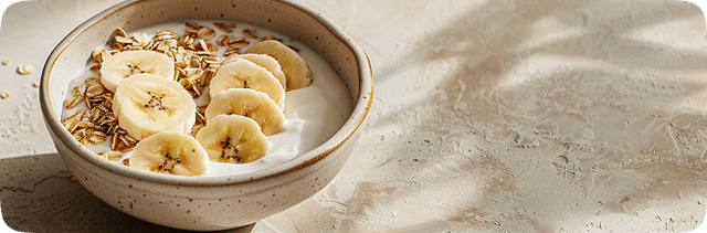 Banana Oat Yogurt Bowl