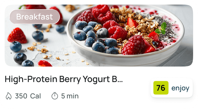 High-Protein Berry Yogurt Bowl