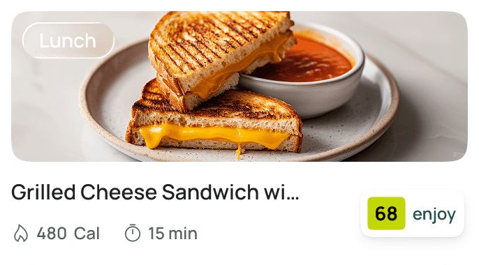 Grilled Cheese Sandwich with Tomato Soup